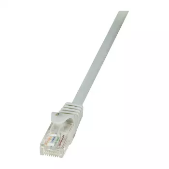 LogiLink CP2012U Cat.6 U/UTP Patch Laidas, 0,25 m, pilkas, su apsauga nuo užkabinimo