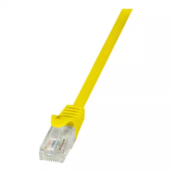 LogiLink CP2017U Cat.6 U/UTP Patch Cable, 0.25 m, Geltona, Snagless RJ45
