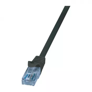 LogiLink CP3073U Cat.6A U/UTP Patch Laidas, RJ45, 3,5 m, juodas