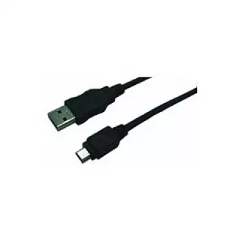 LogiLink CU0014 USB 2.0 prailginimo laidas, USB-A (tėvinis) į Mini-USB-B (tėvinis), 1,8 m, juodas