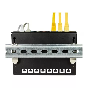 LogiLink DIN Rail tvirtinimo kronšteinai, nerūdijantis plienas, 2 vnt.