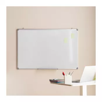 LOGILINK sauso trynimo lenta ant sienos 120x90 cm magnetinis plieninis paviršius su aliuminio rėmu