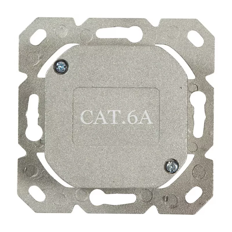 LogiLink DSIT įleidžiamas Cat. 6a ekranuotas 2 prievadų RJ45 tinklo lizdas, dramblio kaulo spalvos