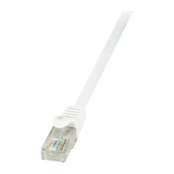 LogiLink EconLine Cat.6 U/UTP pataisos kabelis, RJ45, 1.5m, baltas