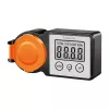 LogiLink energijos sąnaudų matuoklis LogiLink, skirta naudoti lauke, LCD ekranas, juodas/oranžinis