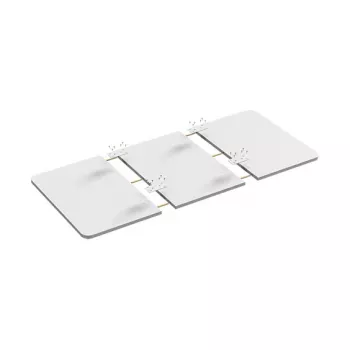 LOGILINK EO0038 stalviršis, 3 dalių, 1200x600 mm, baltas