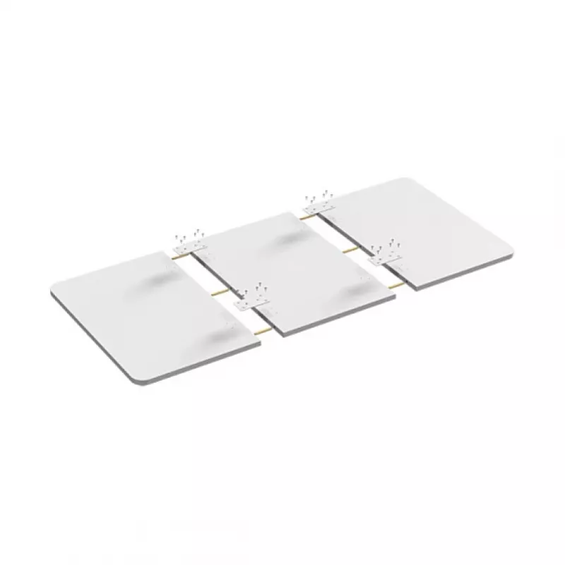 LOGILINK EO0038 stalviršis, 3 dalių, 1200x600 mm, baltas