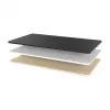 LOGILINK EO0039 Stalviršis, 3 dalių, 1200x600 mm, juodas