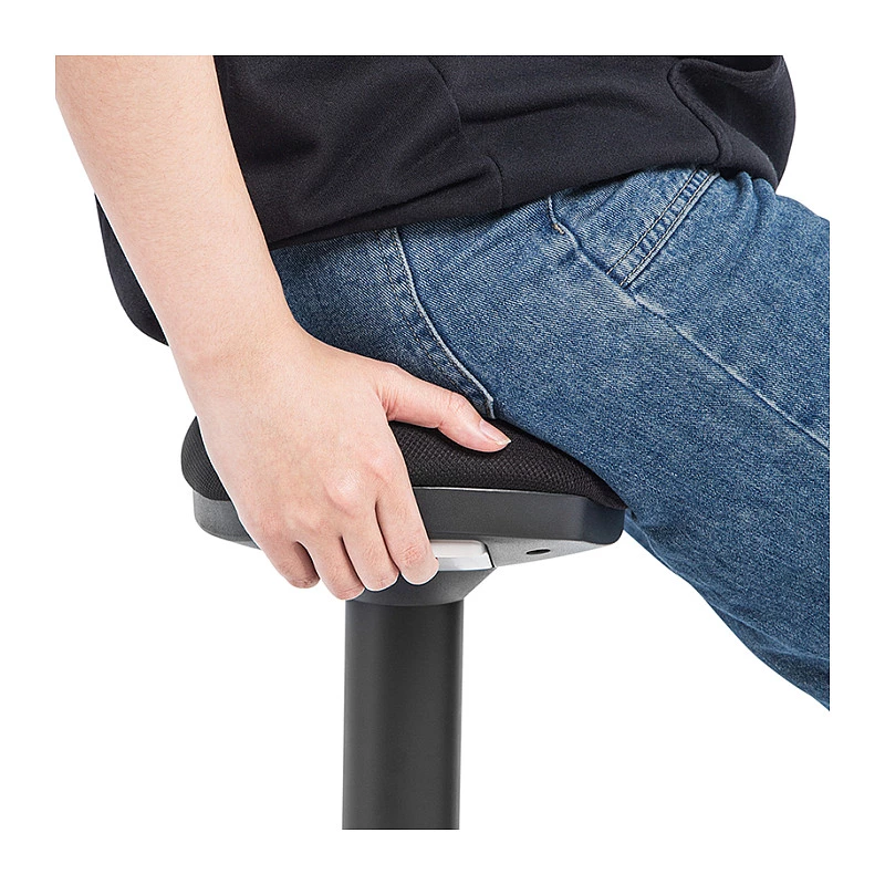 LOGILINK EO0071 Ergonominė aukščio reguliavimo svyruojanti kėdė, oranžinė – 120 kg talpa, dujinis amortizatorius