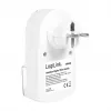 LOGILINK ET0008 lauko skaitmeninis laikmatis – IP44, 10 ON/OFF programų, 16A/3680W, Schuko (F tipas), juoda/pilka