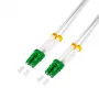 LogiLink FC0LC07 šviesolaidinis jungiamasis laidas OS2 LC/APC–LC/APC Simplex 7 m baltas