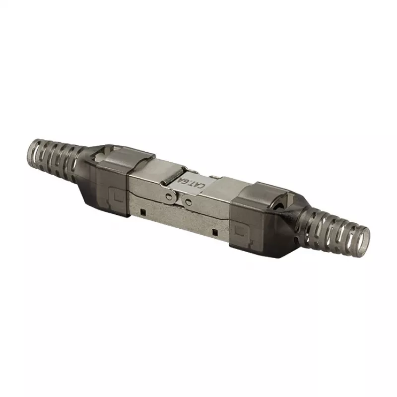 LogiLink MP0046 lauko įtaisomas RJ45 connector Cat.6A STP 10G, be įrankių IDC, cinko lydinio korpusas, AWG 22-26, sidabrinis