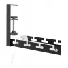 LOGILINK KAB0094 po stalu montuojamas kabelių padėklas, su spaustukais, ištraukiamas, metalinis, juodas