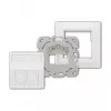 LogiLink Keystone Faceplate 2 moduliams, išsikišantis, UP/50, gryna balta