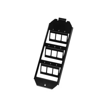 Logilink Keystone Floor Box Insert 3 x 3 moduliams, juodas | Kur.lt