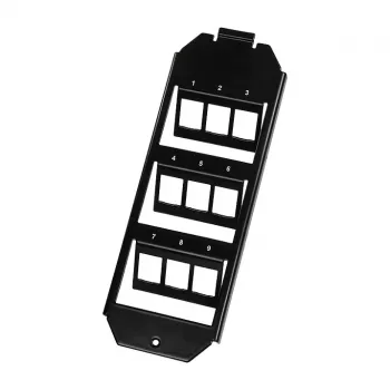 Logilink Keystone Floor Box Insert 3 x 3 moduliams, juodas | Kur.lt