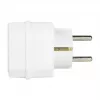 LogiLink LPS221 Schuko į 2x Euro + 1x Saugų lizdą adapteris, baltas, 16 A, 250 V, 3680 W, apsauga nuo vaikų