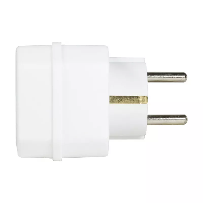 LogiLink LPS221 Schuko į 2x Euro + 1x Saugų lizdą adapteris, baltas, 16 A, 250 V, 3680 W, apsauga nuo vaikų