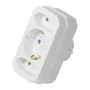 LogiLink LPS221 Schuko į 2x Euro + 1x Saugų lizdą adapteris, baltas, 16 A, 250 V, 3680 W, apsauga nuo vaikų