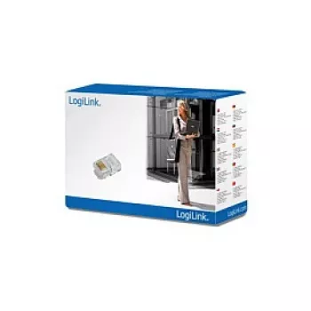 LogiLink MP0019 RJ12 6P6C modulinis kištukas plokštiesiems kabeliams