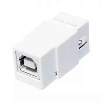 LogiLink NK0017 Keystone modulis USB 2.0 Type-A lizdas – Type-B lizdas, baltas