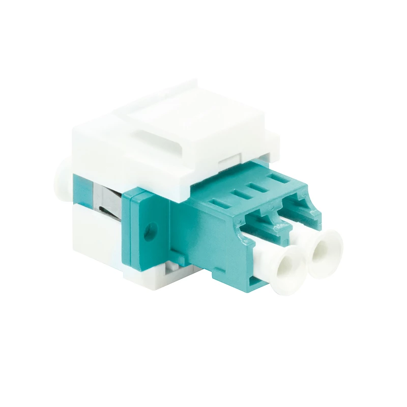 LogiLink NK0031 Keystone LC-Duplex Multimode OM3/OM4 šviesolaidžio mova, aqua