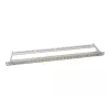 LogiLink NK4039 Keystone Patch Panel, 24 Portai, 0.5U, Ekranuotas, Pilkas - 19 colių stovo montavimui
