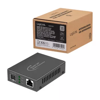 Logilink NMC001 Gigabit Media Converter RJ45 į SFP
