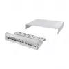 LOGILINK NP0094 Konsolidacijos taško dėžutė, 12 prievadų, ant stalo/sienos/DIN bėgio, šviesiai pilka