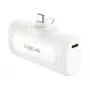 LogiLink PA0349W Mobilus maitinimo bankas, 5000 mAh, LiPo, Įmontuotas sulankstomas USB-C kištukas ir USB-C prievadas, Balta