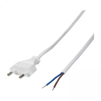 LogiLink CP138 maitinimo laidas CEE 7/16 į atvirus galus, baltas, 1,5 m