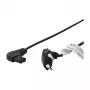 LogiLink maitinimo laidas Europlug CEE 7/16 – IEC C7, 0,75 m, juodas