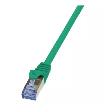 LogiLink PrimeLine Cat.6A S/FTP Patch Laidas, 1 m, žalias