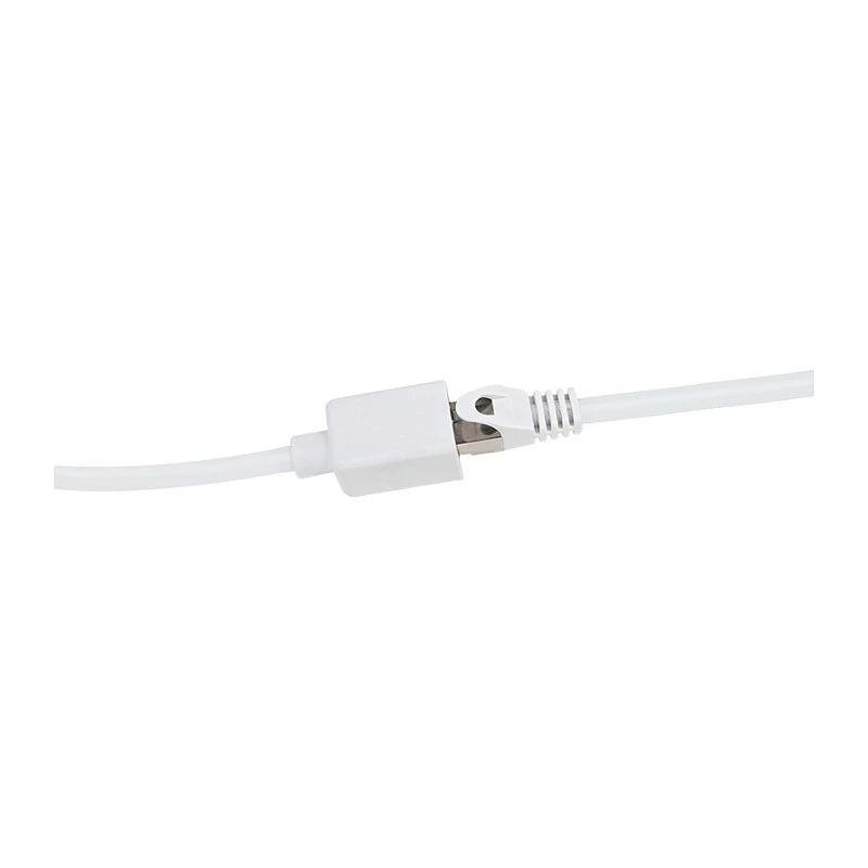 LogiLink Professional CAT 6a S/FTP prailginimo laidas, RJ-45 kištukas–lizdas, 1 m, baltas, LSZH, Snagless