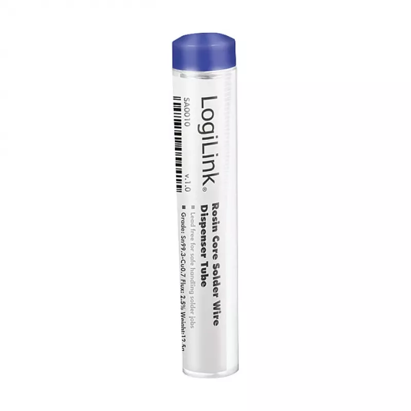 LogiLink Litavimo viela, bešvinė, Sn99.3Cu0.7, 1 mm, 12,5 g dozavimo dėžutė