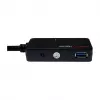 LOGILINK UA0262 USB 3.0 aktyvus prailginimo kabelis, USB-A kištukas į 4x USB-A lizdą, 10 m, juodas
