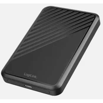 LogiLink UA0458 Išorinis 2,5 colio SATA HDD/SSD dėklas, USB 3.2 Gen 1 (5 Gbps), be varžtų, juodas