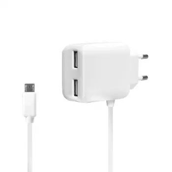 LogiLink Universal Wall USB Charger - Maitinimo blokas - 2.1 A - 2 USB išėjimo prievadai