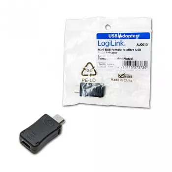 LogiLink USB 2.0 adapteris Micro USB Type B lizdas į USB Type A kištuką