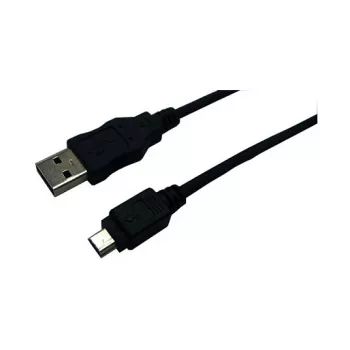 LogiLink USB 2.0 laidas, USB-A kištukas į Mini-USB kištuką, juodas, 3 m