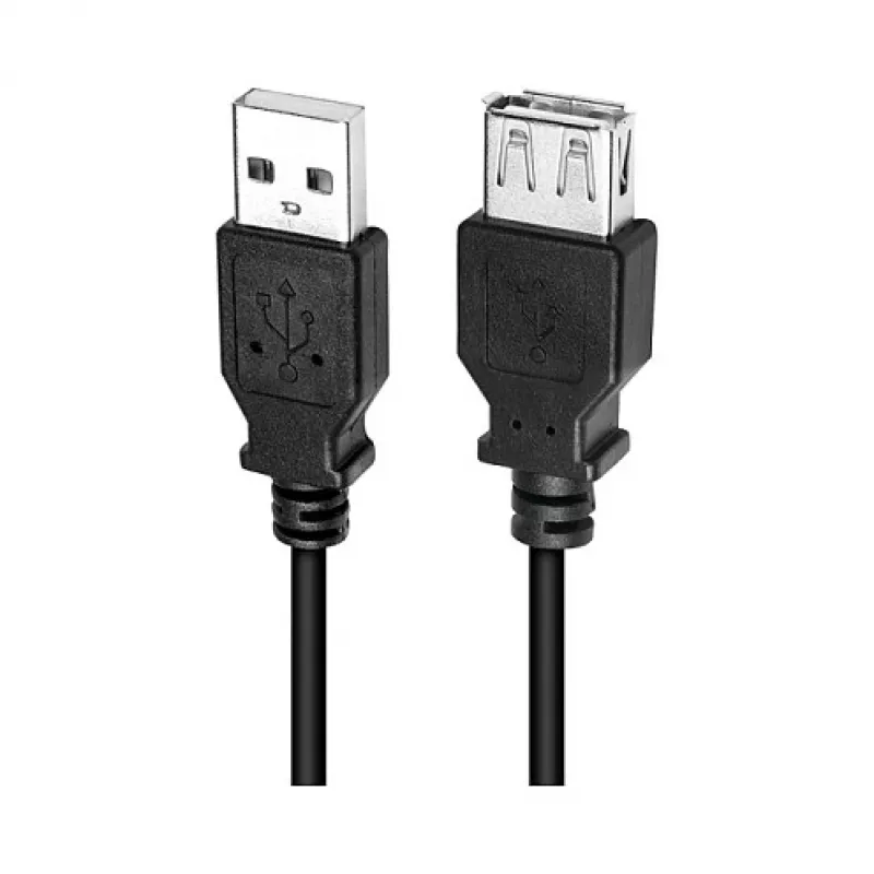 LogiLink CU0011B USB 2.0 ilginamasis kabelis, USB-A kištukas į USB-A lizdą, juodas, 3 m
