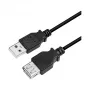 LogiLink CU0011B USB 2.0 ilginamasis kabelis, USB-A kištukas į USB-A lizdą, juodas, 3 m