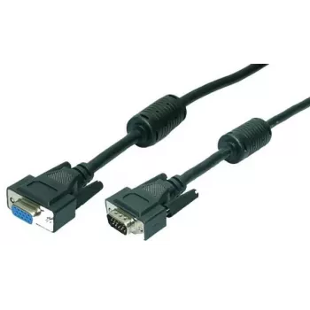 LOGILINK VGA kabelis 2 m, juodas, „vyras–vyras“