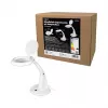 LOGILINK WZ0059 LED didinamoji lempa su stalo stovu, 3 dioptrijų (1,75x), 40 SMD šviesos diodų, 6,5 W, dienos šviesos balta, juoda