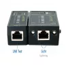 LOGILINK WZ0080 LAN kabelių testeris ir PoE ieškiklis su magnetu, žibintuvėliu, apšviestu LCD ekranu, 300 m veikimo nuotoliu