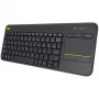 Logitech K400 Plus belaidė jutiklinė klaviatūra - juoda