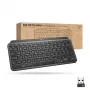 Logitech MX Keys Mini for Business – belaidė kompaktiška apšviesta klaviatūra, grafito spalvos, US Intl