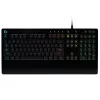 Logitech G213 Prodigy žaidimų klaviatūra – RGB apšvietimas, QWERTY US English, atspari išsiliejimui, integruotas riešo atramas