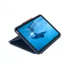 Logitech Rugged Combo 4 klaviatūros dėklas su valdymo kilimėliu, skirtas iPad 10 kartos, Apple Smart Connector, Classic Blue