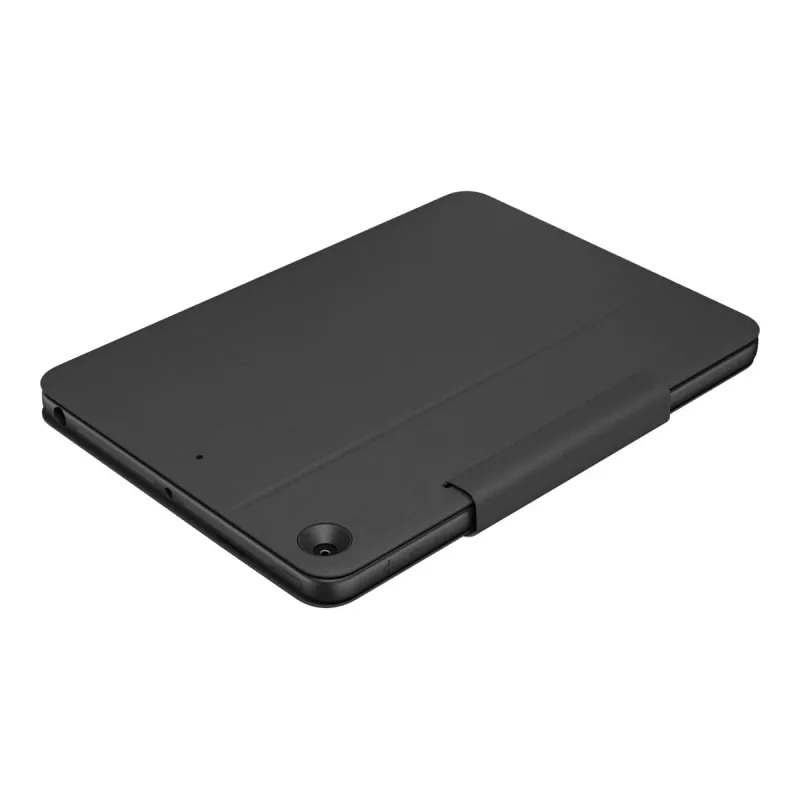 Logitech Rugged Folio klaviatūra ir dėklas su Apple Smart Connector – AZERTY prancūziškas išdėstymas – Graphite – skirta Apple 10,9 colio iPad (10 kartos)